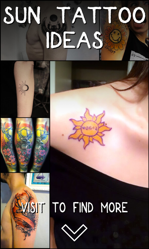 7 Sun Tattoo Ideas