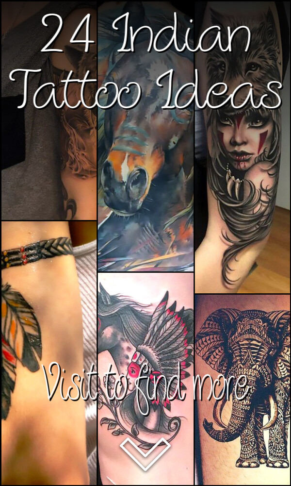 24 Indian Tattoo Ideas