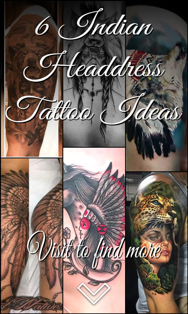 6 Indian Headdress Tattoo Ideas