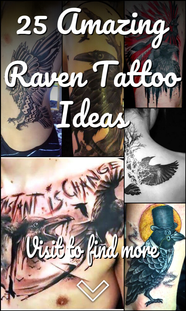 25 Amazing Raven Tattoo Ideas