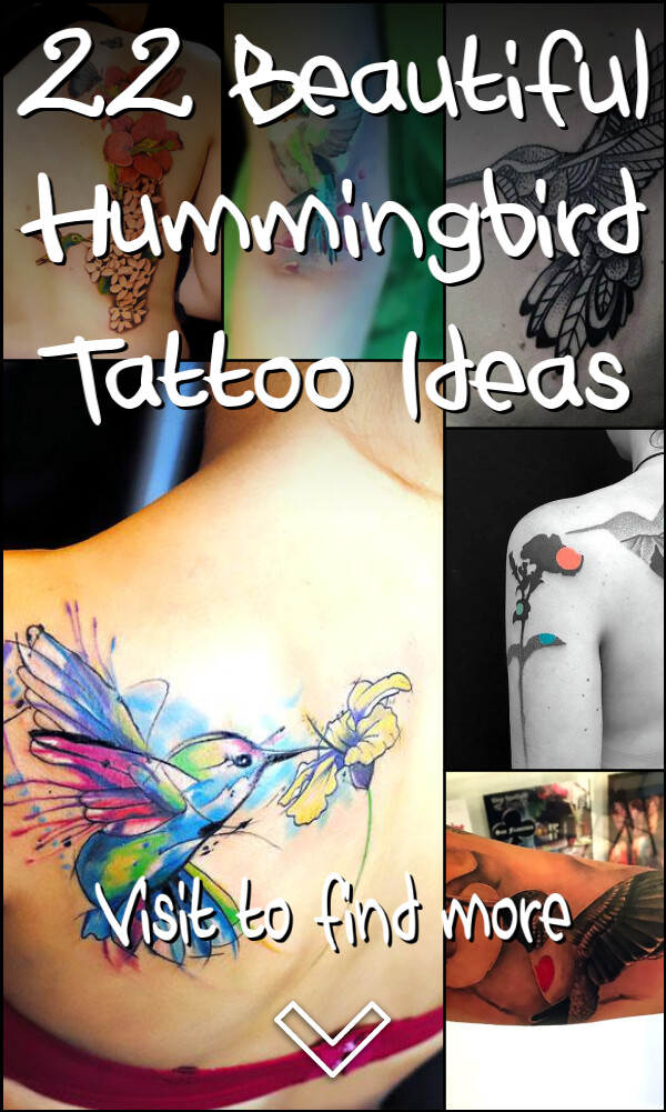 22 Beautiful Hummingbird Tattoo Ideas