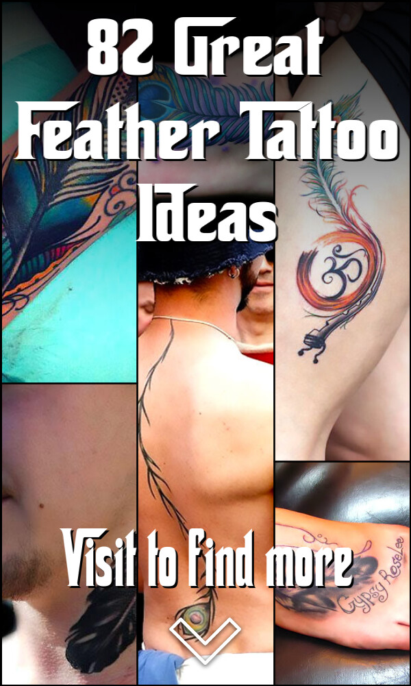 82 Great Feather Tattoo Ideas