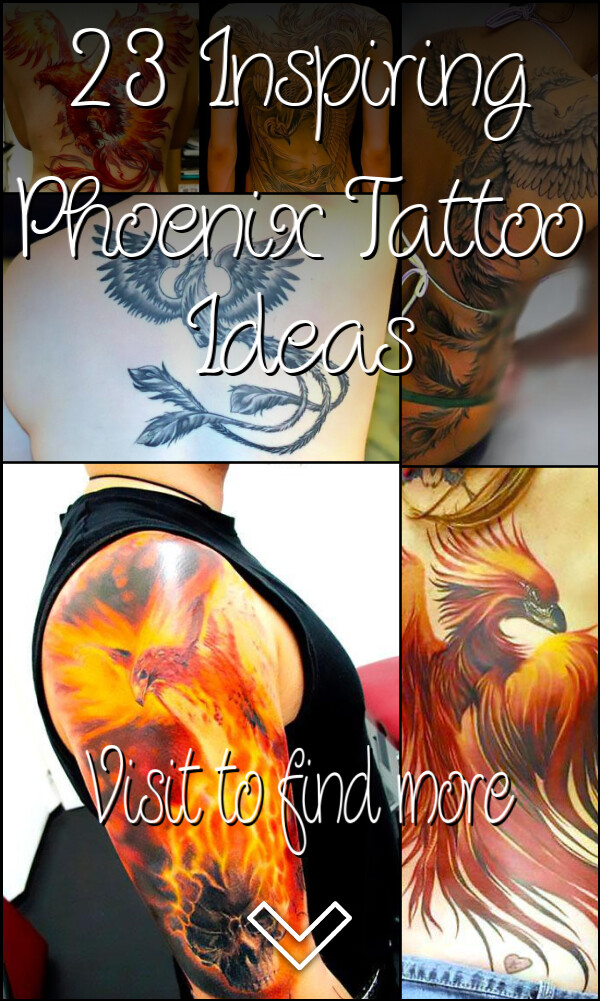 23 Inspiring Phoenix Tattoo Ideas