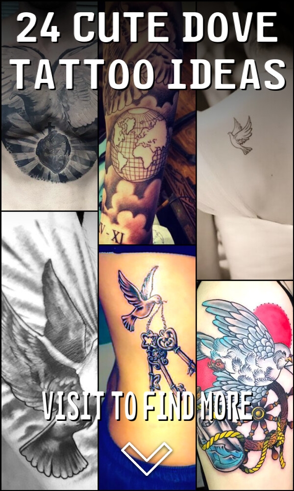 24 Cute Dove Tattoo Ideas