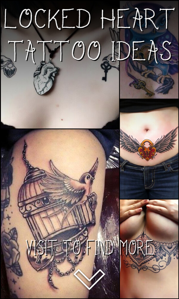 6 Locked Heart Tattoo Ideas
