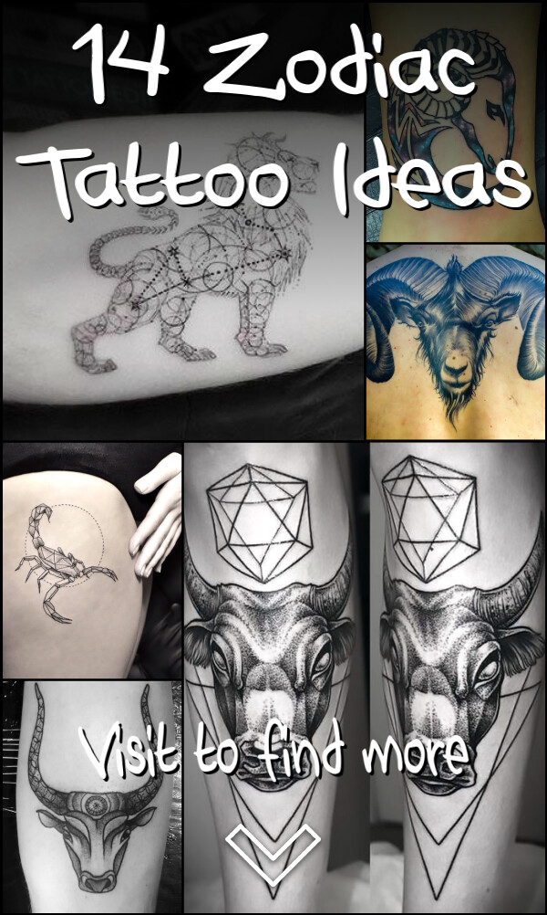 14 Zodiac Tattoo Ideas