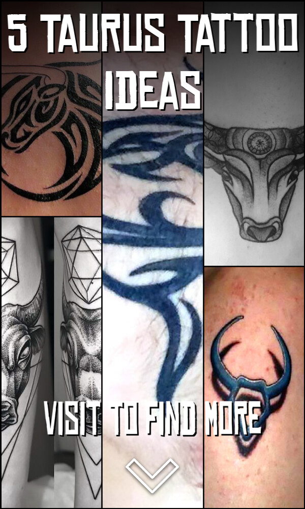 5 Taurus Tattoo Ideas