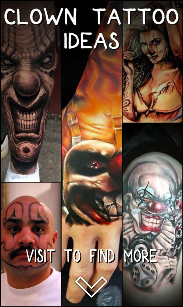 5 Clown Tattoo Ideas