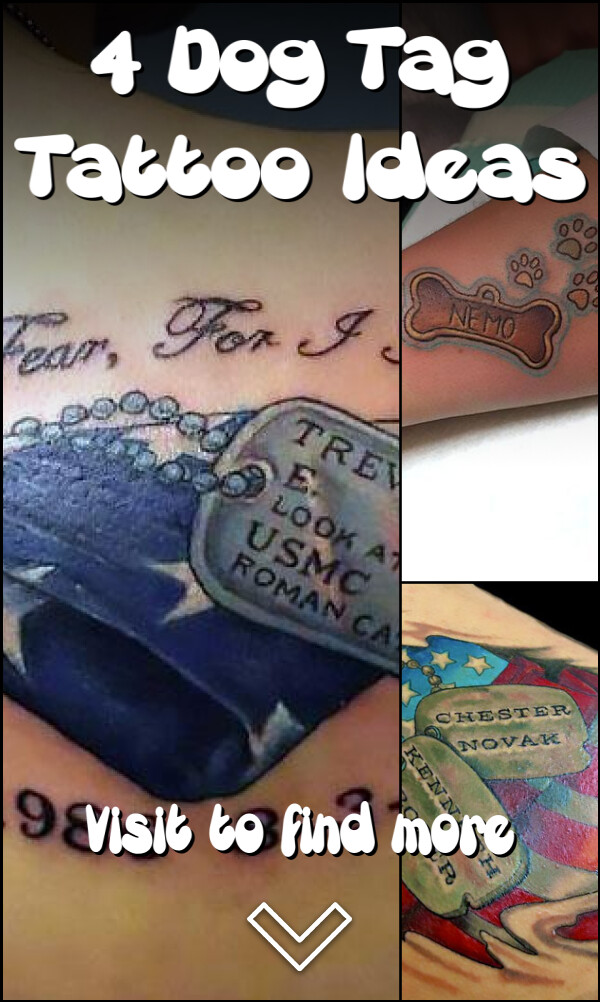 4 Dog Tag Tattoo Ideas