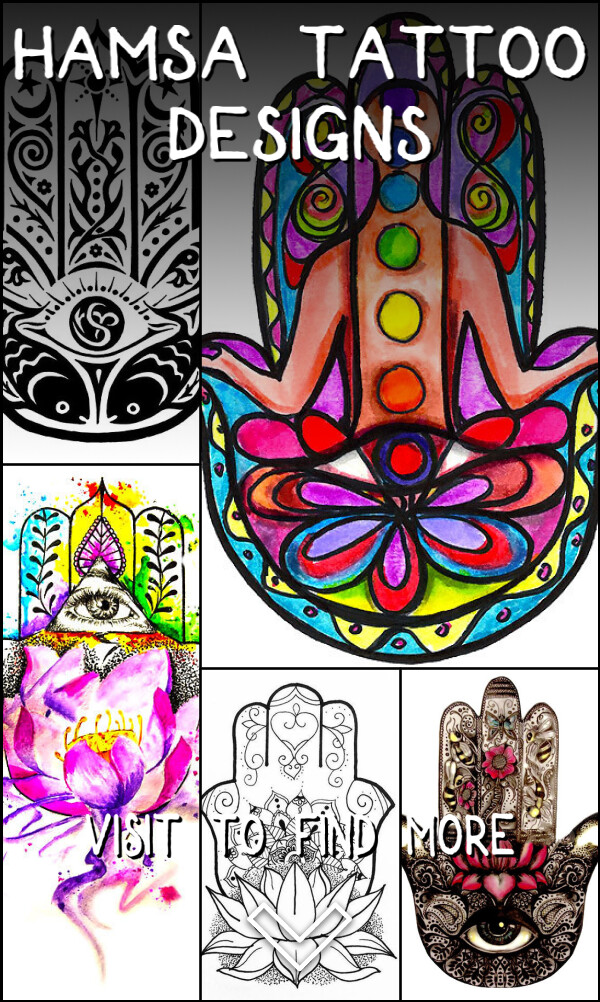 5 Hamsa Tattoo Designs