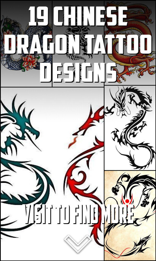 19 Chinese Dragon Tattoo Designs