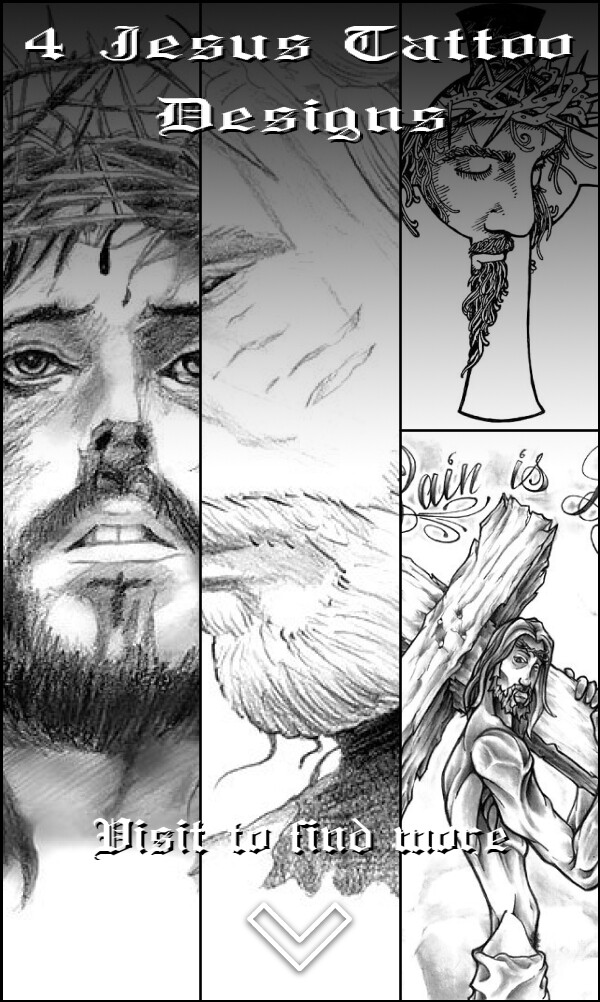 4 Jesus Tattoo Designs