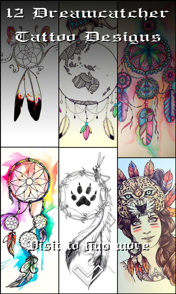 12 Dreamcatcher Tattoo Designs