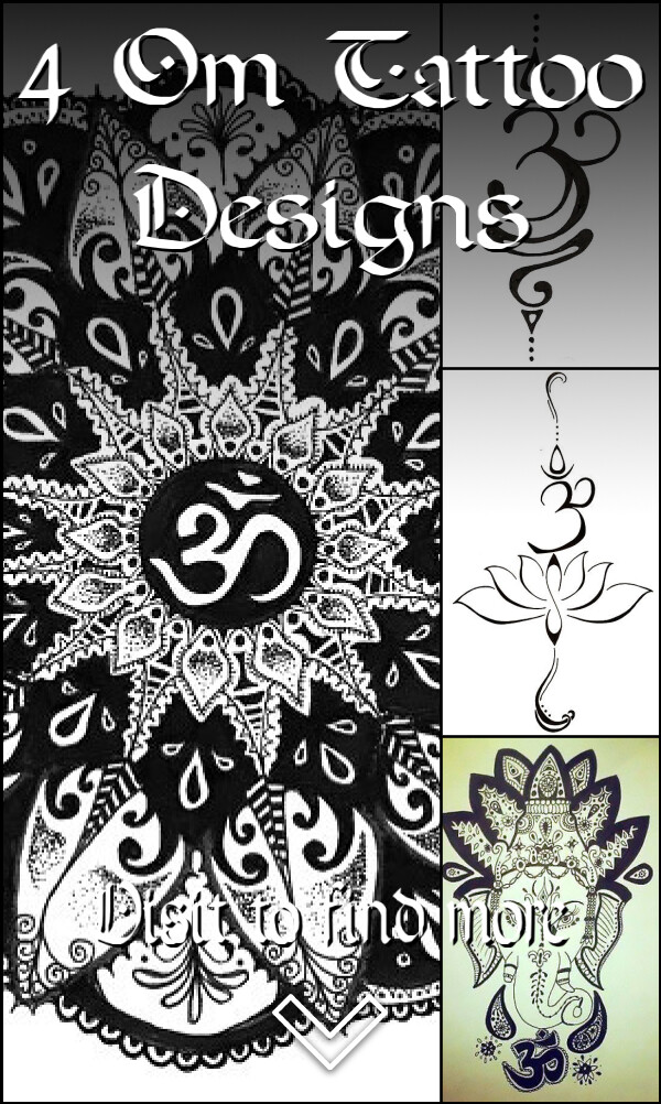4 Om Tattoo Designs