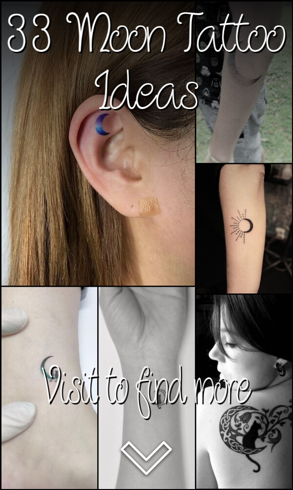 33 Moon Tattoo Ideas