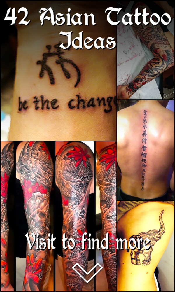 42 Asian Tattoo Ideas