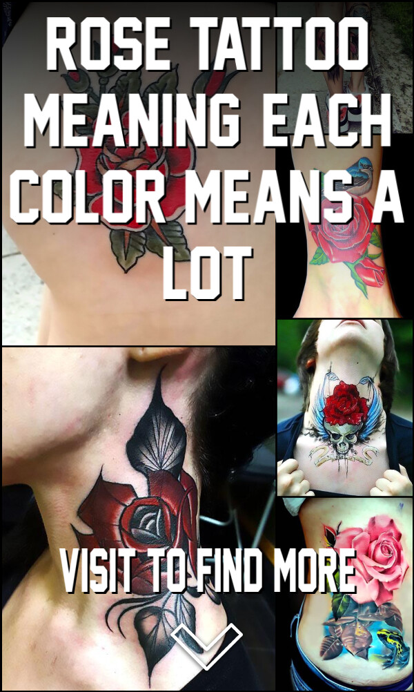 Rose Tattoo Meaning: Each Color Means a Lot