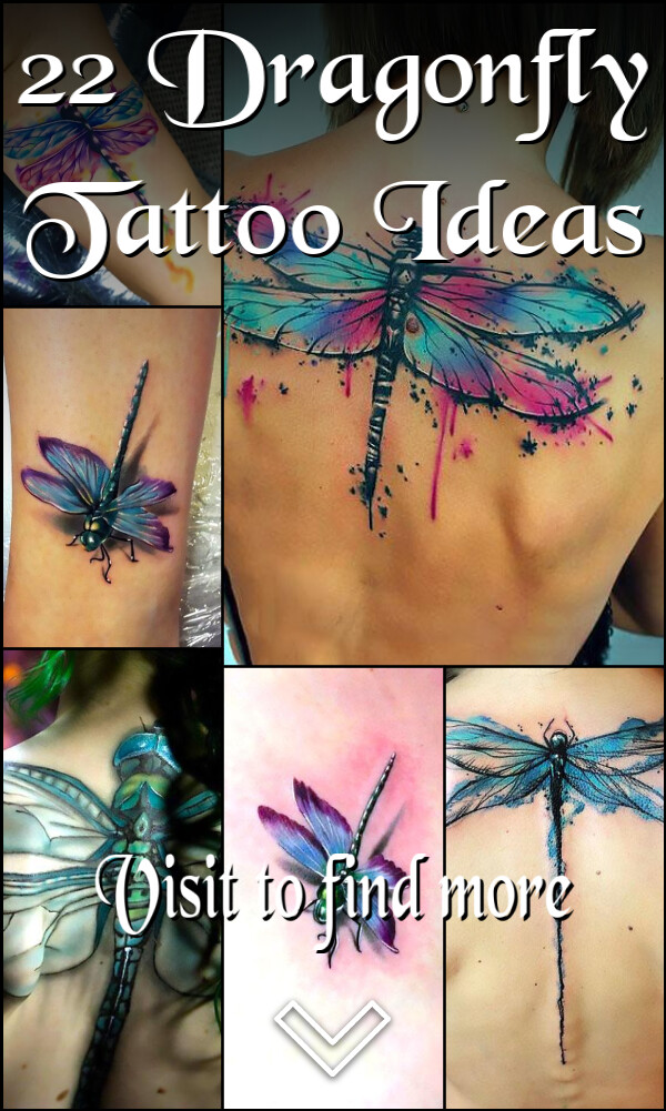 22 Dragonfly Tattoo Ideas