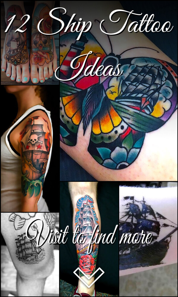 12 Ship Tattoo Ideas