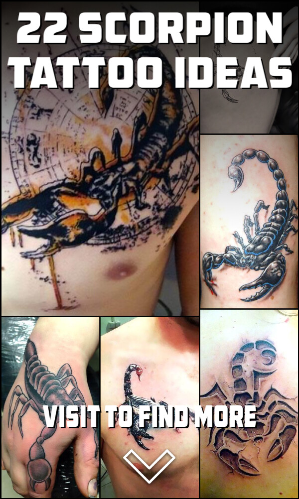22 Scorpion Tattoo Ideas