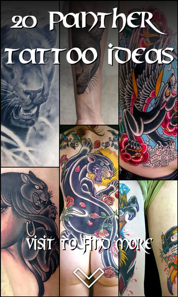20 Panther Tattoo Ideas