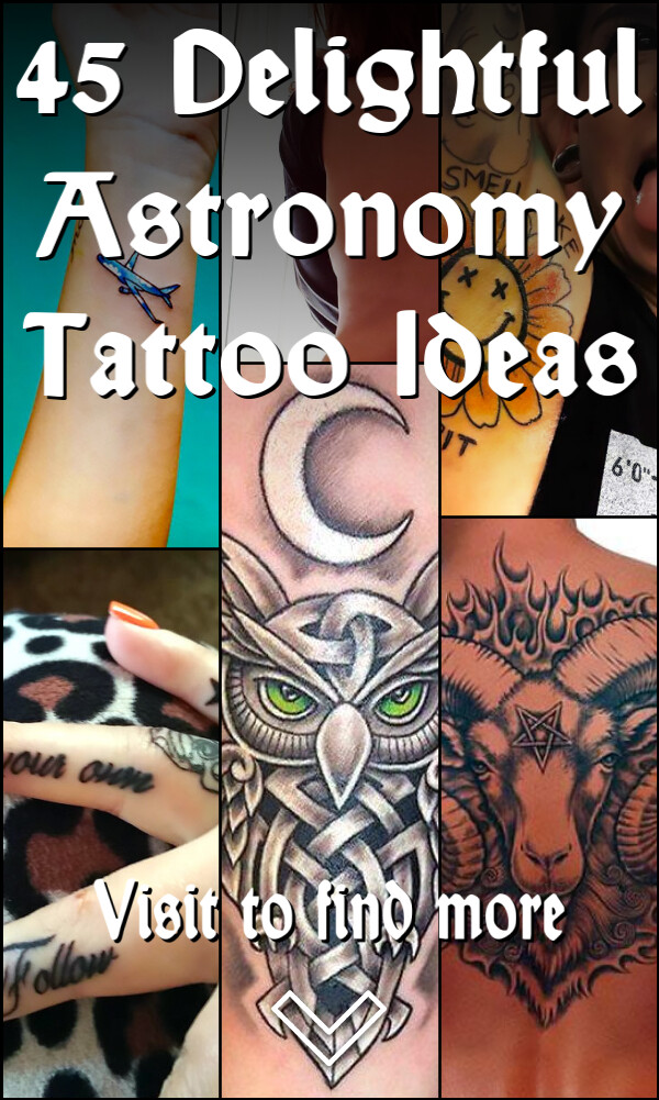45 Delightful Astronomy Tattoo Ideas