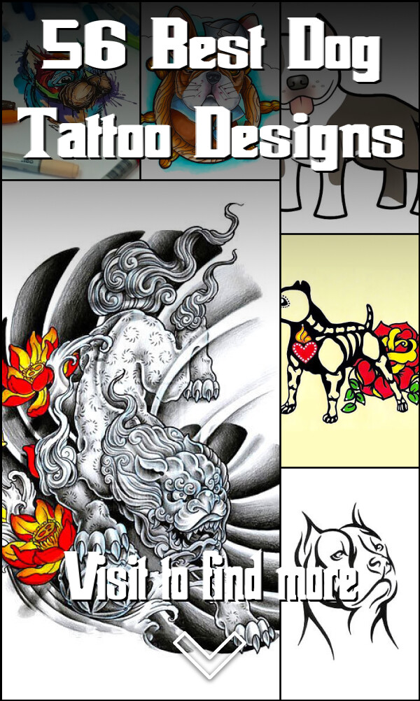 56 Best Dog Tattoo Designs