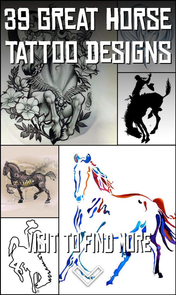 39 Great Horse tattoo designs