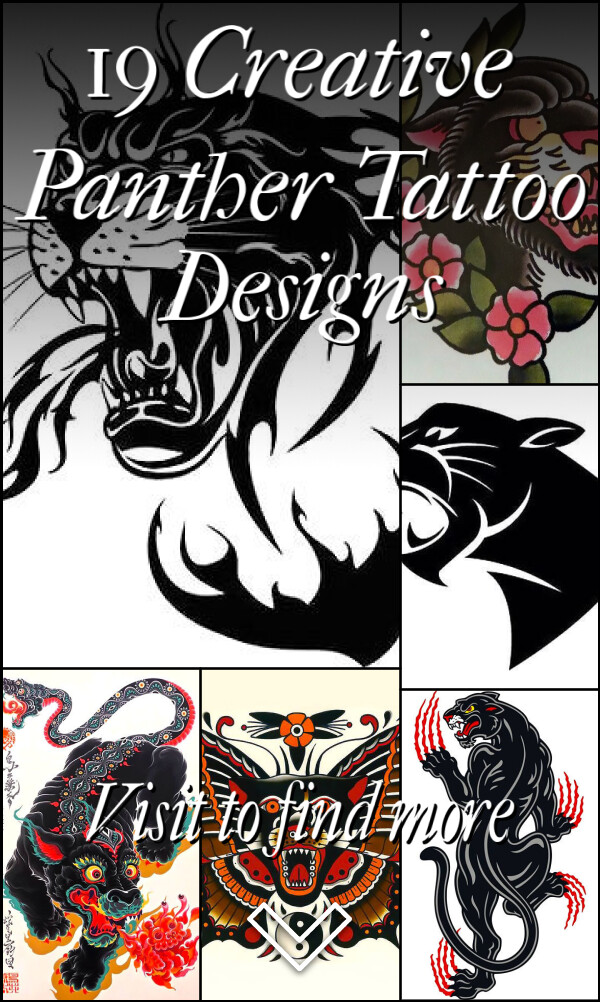 19 Creative Panther Tattoo Designs