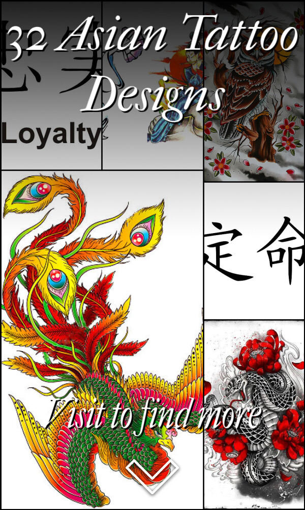 32 Asian Tattoo Designs