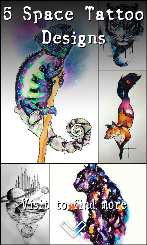 5 Space Tattoo Designs
