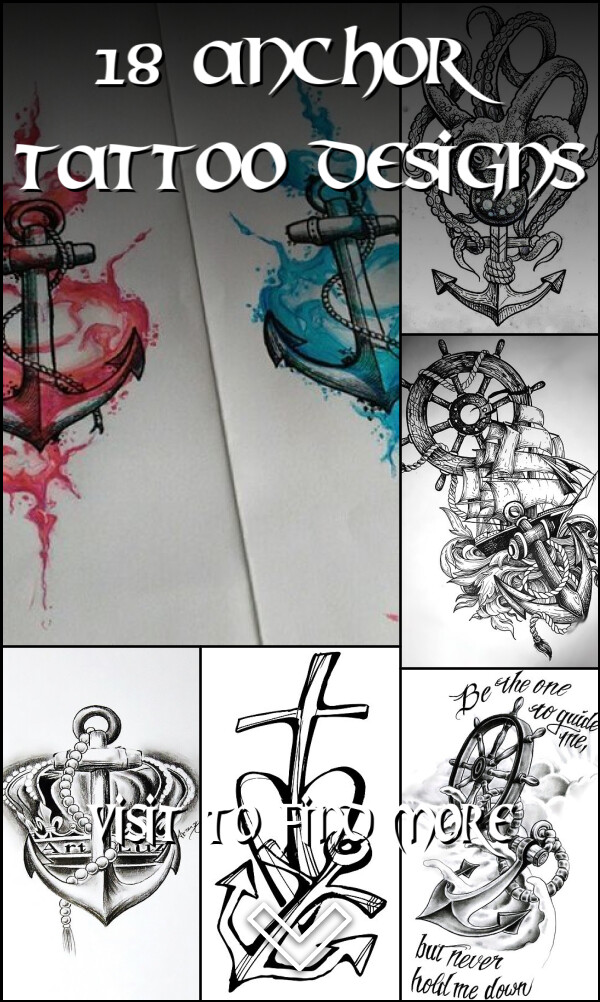 18 Anchor Tattoo Designs