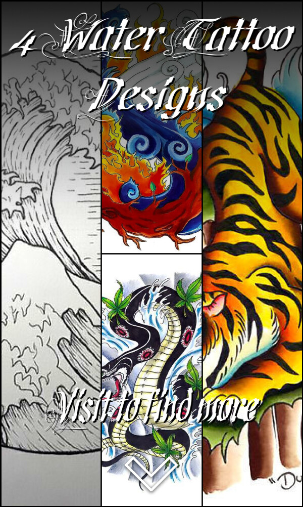 4 Water Tattoo Designs