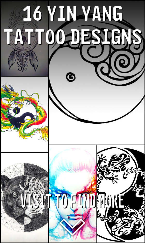 16 Yin Yang Tattoo Designs