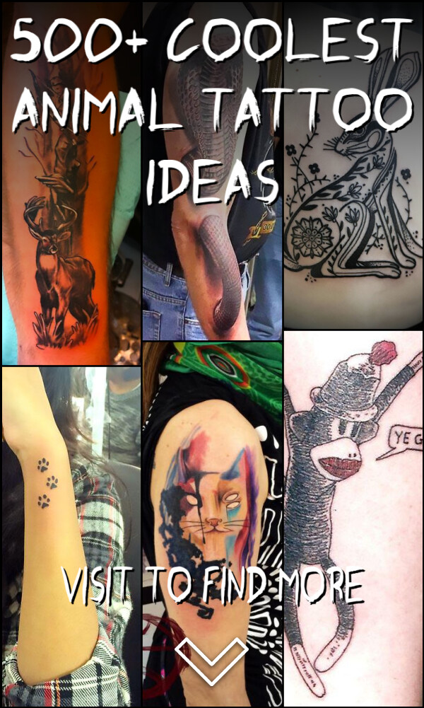 500+ Coolest Animal Tattoo Ideas