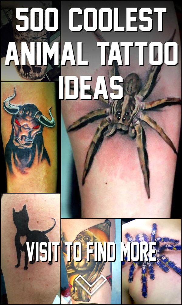 500+ Coolest Animal Tattoo Ideas