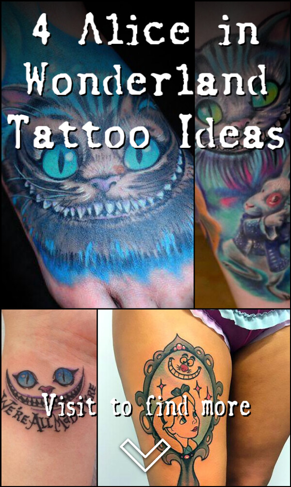 4 Alice in Wonderland Tattoo Ideas