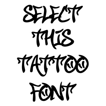 Street Soul Tattoo Font