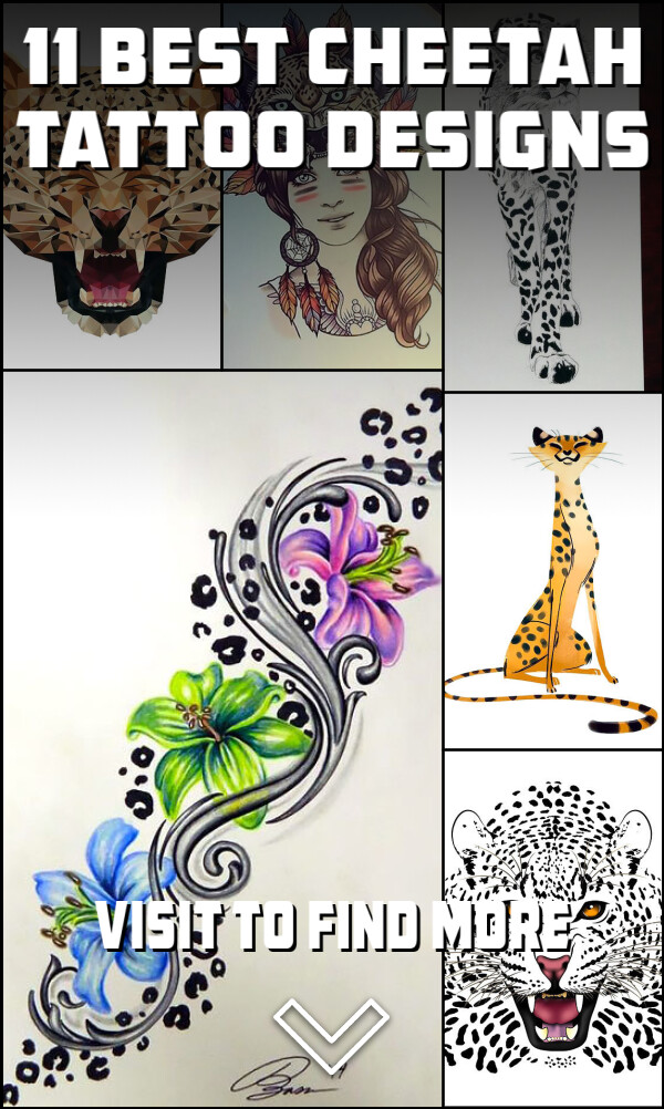 11 Best Cheetah Tattoo Designs
