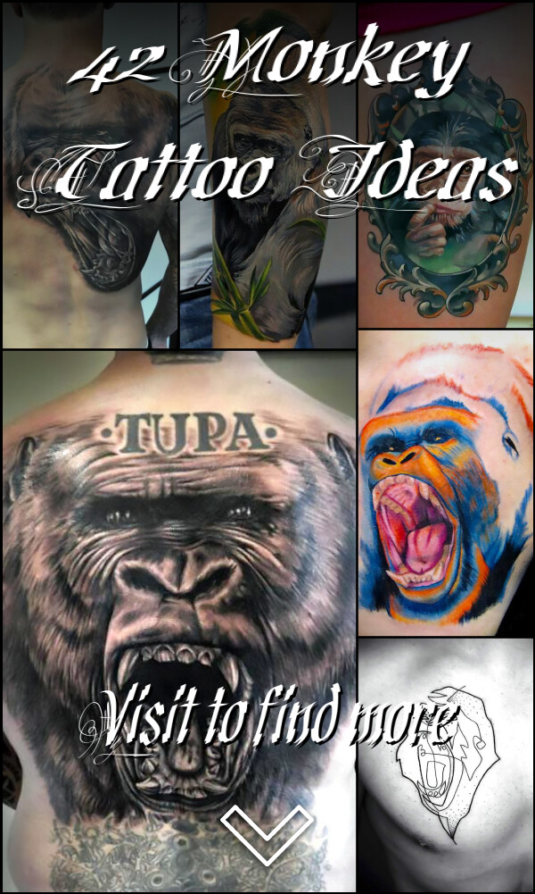 42 Monkey Tattoo Ideas