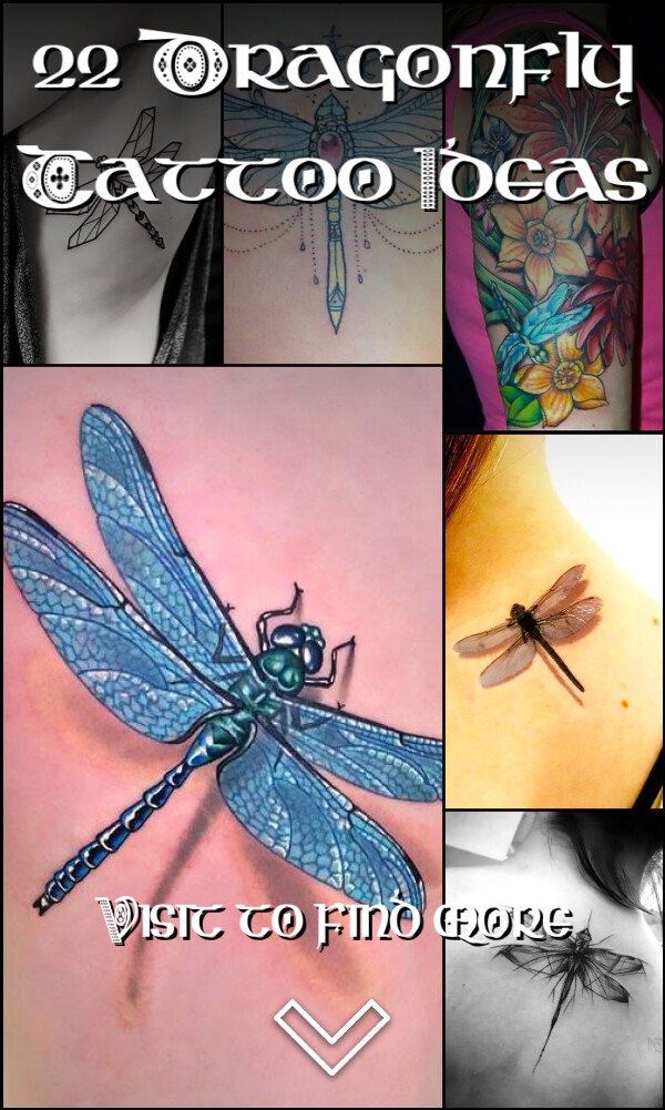 22 Dragonfly Tattoo Ideas