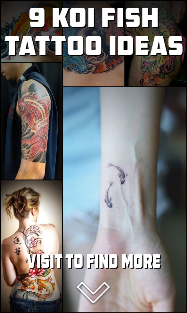 9 Koi Fish Tattoo Ideas