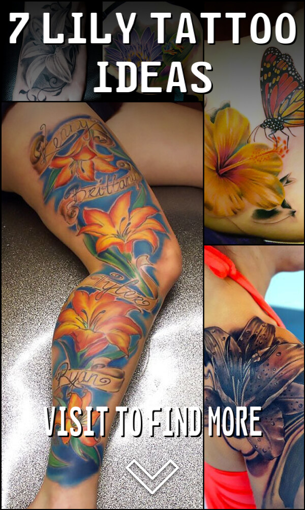 7 Lily Tattoo Ideas