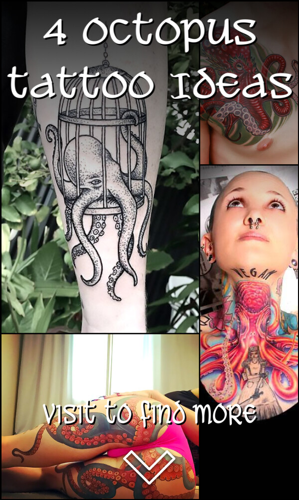 4 Octopus Tattoo Ideas