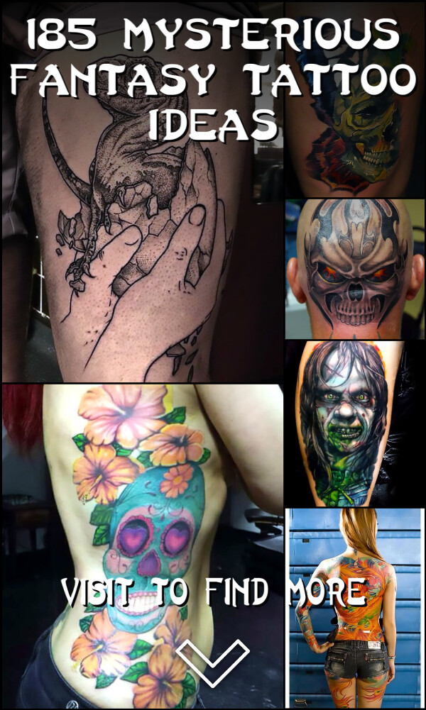185 Mysterious Fantasy Tattoo Ideas