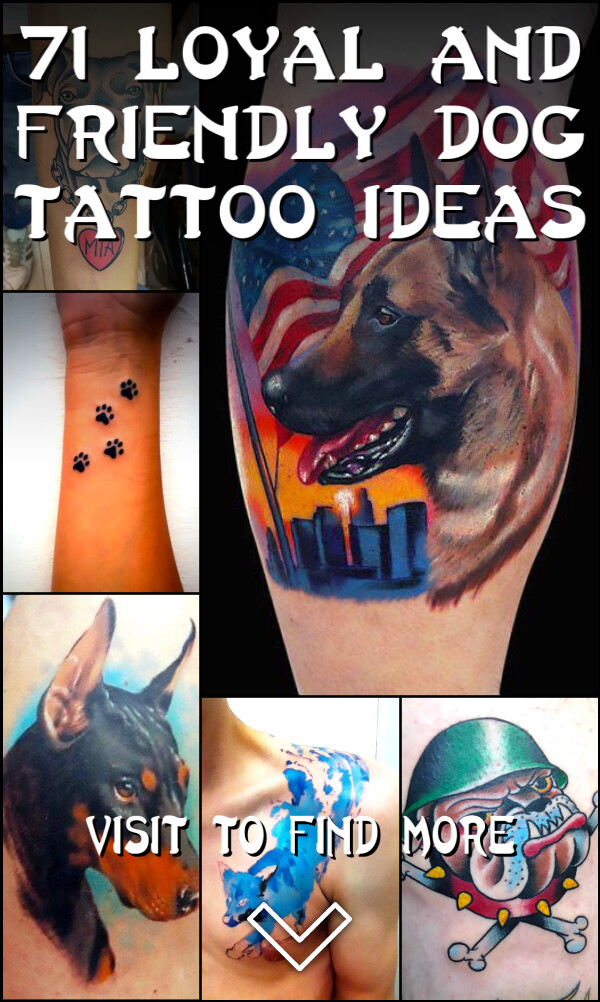 71 Loyal and Friendly Dog Tattoo Ideas