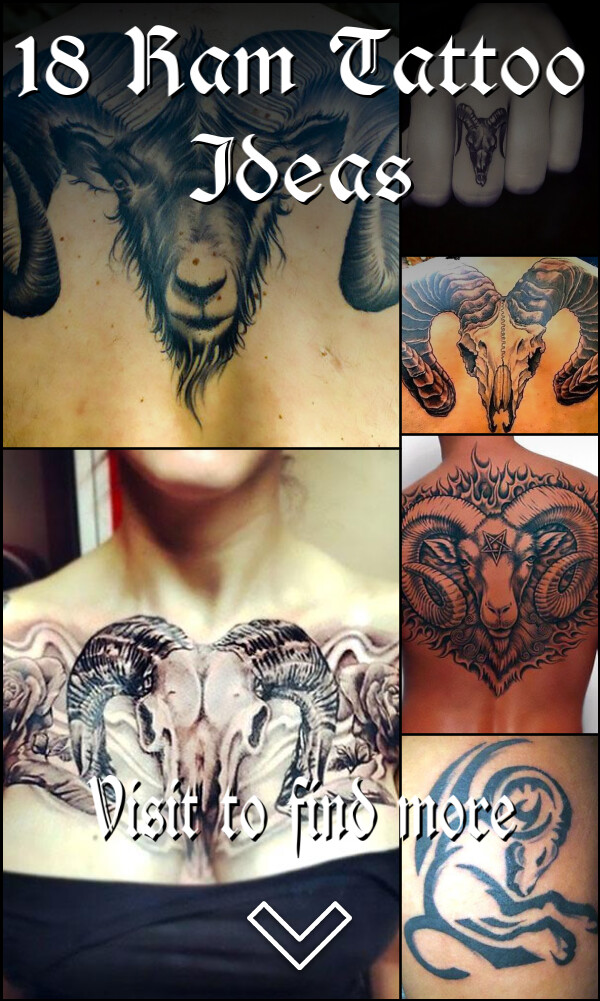 18 Ram Tattoo Ideas