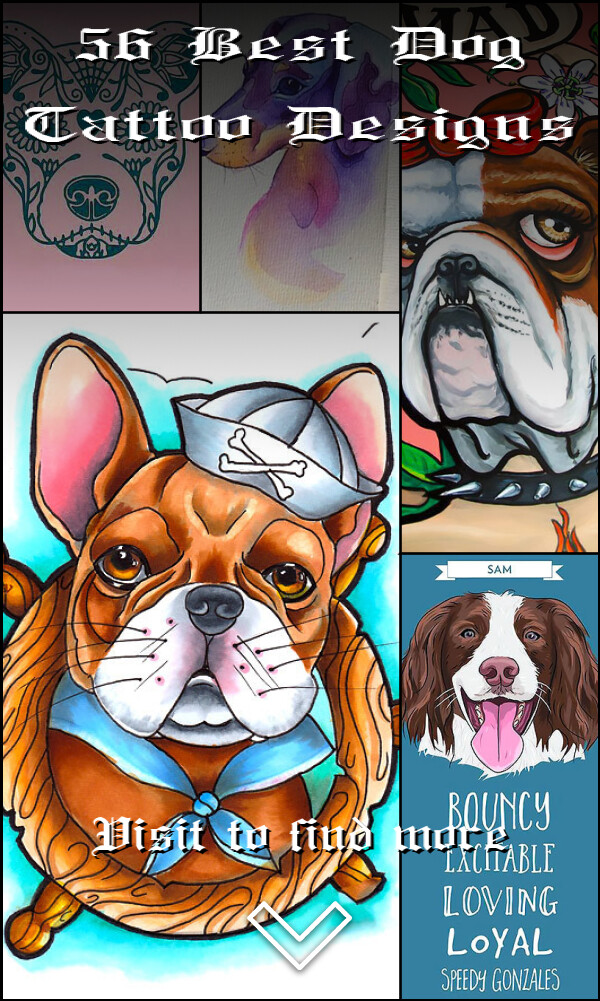 56 Best Dog Tattoo Designs