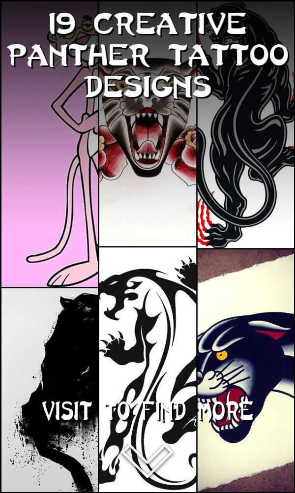 19 Creative Panther Tattoo Designs