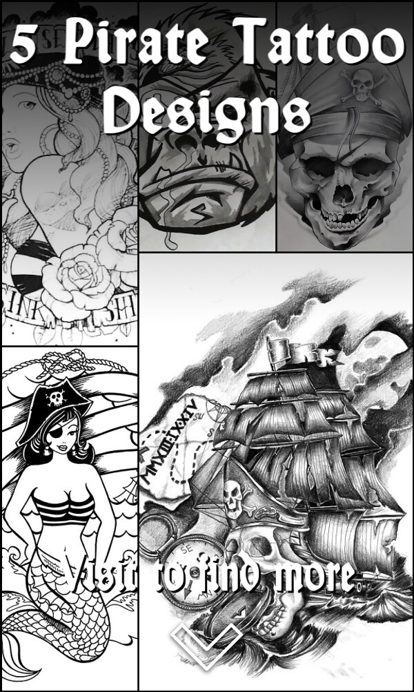 5 Pirate Tattoo Designs